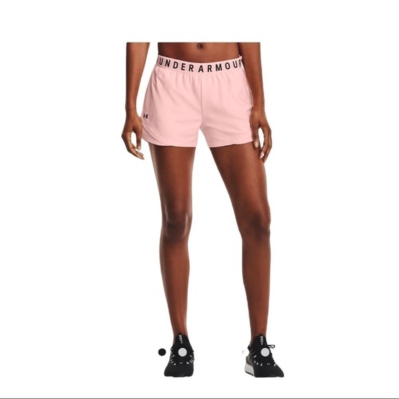 UNDER Armour Women's UA Play Up 3.0 Emboss Shorts - Picture 1 of 16
